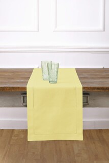 Foto 1 | Foto 1 | Tapete De Mesa Solino Home, Algodón Y Lino, Color Amarillo, 36 X 150 Cm - Venta Internacional.