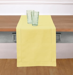 Foto 2 | Foto 2 | Tapete De Mesa Solino Home, Algodón Y Lino, Color Amarillo, 36 X 150 Cm - Venta Internacional.