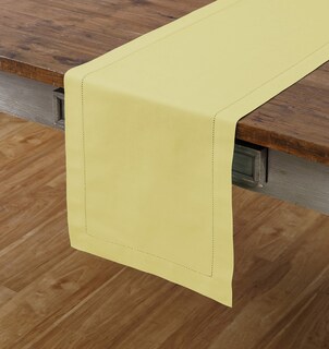 Foto 3 | Foto 3 | Tapete De Mesa Solino Home, Algodón Y Lino, Color Amarillo, 36 X 150 Cm - Venta Internacional.
