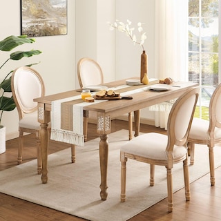 Foto 3 | Foto 3 | Tapete De Mesa Zeemart, Estilo Macramé, Bicolor, 36 X 183 Cm, Color Marrón/iv - Venta Internacional.