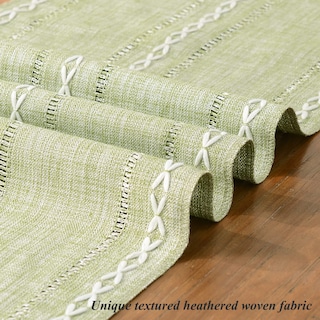 Foto 3 | Foto 3 | Camino De Mesa Wracra Rustic Con Dobladillo De Lino, 230 Cm, Con Borlas - Venta Internacional.