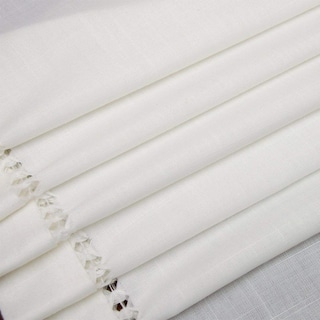 Foto 6 | Foto 6 | Camino De Mesa Grelicgo Hecho A Mano Con Dobladillo, Blanco Natural, 36 Unidades - Venta Internacional.