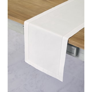 Foto 2 | Foto 2 | Tapete De Mesa Solino Home Con Dobladillo De Lino Y Algodón Blanco, 150 Cm - Venta Internacional.