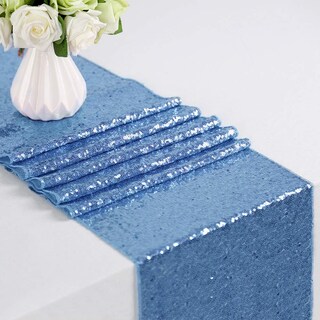 Foto 2 | Foto 2 | Tapete De Mesa B-cool Baby Blue Con Lentejuelas De 12 X 72 Cm, Paquete De 12 - Venta Internacional.