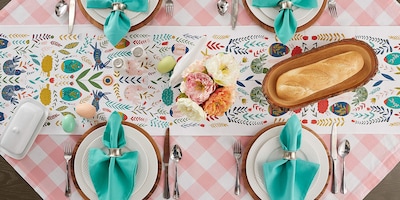 Foto 5 | Foto 5 | Tapete De Mesa Dii Easter Folk Collection, 35 X 275 Cm, 100% Algodón - Venta Internacional.