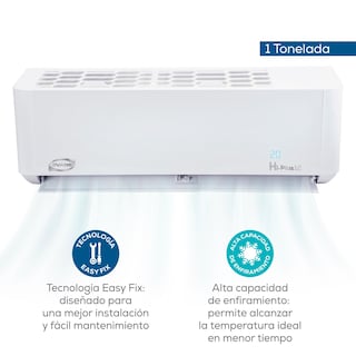 Foto 2 | Foto 2 | Aire Acondicionado Evans Mini Split 1 Ton. Frío 12000 Btu Blanco 220v Seer 12