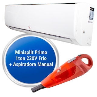 Foto 2 | Foto 2 | Kit Mini Split Primo 1 Tonelada solo Frío 220 V + Aspiradora de Mano Iusa
