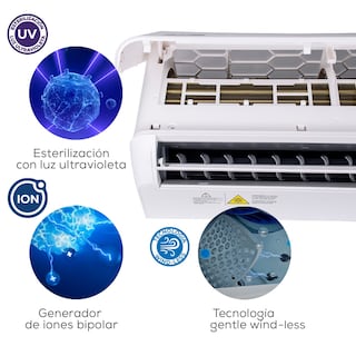 Foto 3 | Foto 3 | Minisplit Evans Dual 1 Ton 115v Inverter Seer17 Frío/calor