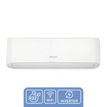 Aire Acondicionado Mini Split Hisense Inverter Wi-fi R32 1.5 Ton Frío Y Calor 220v 18000btu Blanco