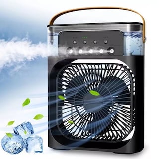 Foto 2 | Foto 2 | Mini Ventilador Refrigeración Por Agua Aire Frío Humidificador Portátil Usb Con Luces