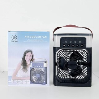 Foto 3 | Foto 3 | Mini Ventilador Refrigeración Por Agua Aire Frío Humidificador Portátil Usb Con Luces