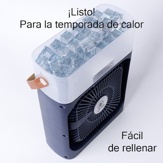 Foto 3 | Foto 3 | Mini Ventilador Refrigeración Por Agua Aire Frío Humidificador Portátil Usb Con Luces