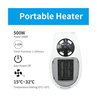 Foto 5 | Foto 5 | Calentador De Aire Eléctrico, Miniestufa, 110-220 V, Enchufe De Pared - Venta Internacional.