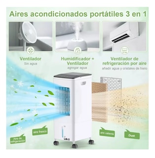 Foto 4 | Foto 4 | Aire Acondicionado Portátil Lab.G Frío 10l Blanco