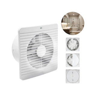 Foto 3 | Foto 3 | Extractor De Aire Silencioso Bajo Consumo 17w Antirretorno Ip44 Eo Safe Imports Esi-19130 Blanco