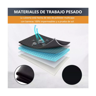 Foto 3 | Foto 3 | Funda de Protección Solar Impermeable Negra Universal para Lavadora