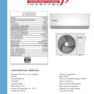 Foto 6 | Foto 6 | Aire Acondicionado Inverter Mini Split 18m2 Msk18 Kruger