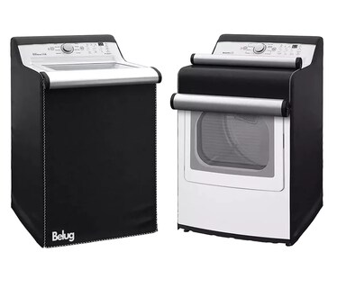 Foto 1 | Foto 1 | Funda De Protección Solar Impermeable Universal Para Lavadora Belug Negro
