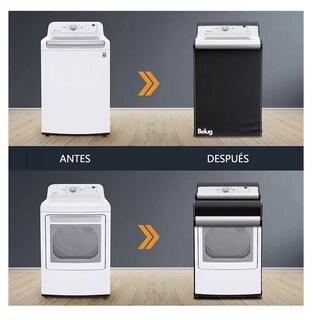 Foto 5 | Foto 5 | Funda De Protección Solar Impermeable Universal Para Lavadora Belug Negro