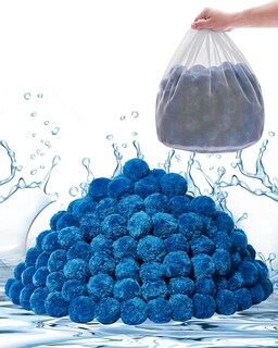 Foto 1 | Foto 1 | Bolas De Filtro De Piscina Vevor Para Filtro De Arena, 1,8 Kg, Poliéster Azul - Venta Internacional.