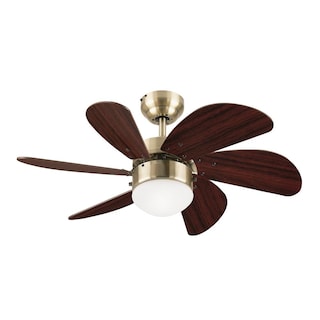 Foto 1 | Foto 1 | Ventilador Westinghouse 78248 Turbo Swirl Laton Con Luz 30 Pulgadas
