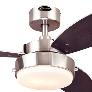 Foto 2 | Foto 2 | Ventilador Westinghouse 72473 Alloy Niquel Cepillado Con Luz 42 Pulgadas