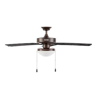 Foto 3 | Foto 3 | Ventilador Coolfan 66501 color Marrón de Techo Huracán con Luz 52 ''