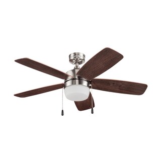 Foto 2 | Foto 2 | Ventilador Coolfan 48402 color Plata de Techo Lugo LED 44 '' Níquel Cepillado