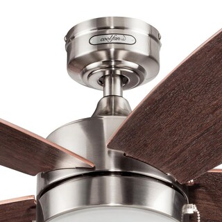 Foto 3 | Foto 3 | Ventilador Coolfan 48402 color Plata de Techo Lugo LED 44 '' Níquel Cepillado