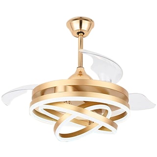 Foto 1 | Foto 1 | Ventilador Luz Led 72w CCT Mil Luces color Dorado