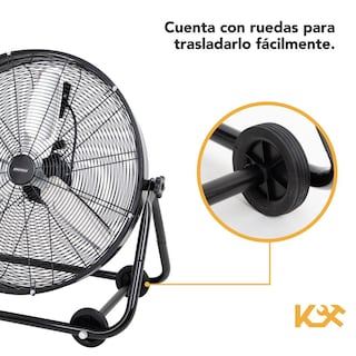 Foto 4 | Foto 4 | Ventilador de Piso Kingsman 30\" Aluminio color Negro