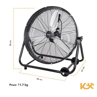 Foto 7 | Foto 7 | Ventilador de Piso Kingsman 30\" Aluminio color Negro