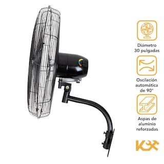 Foto 2 | Foto 2 | Ventilador De Pared Industrial 30 Pulgadas Aluminio Kingsman