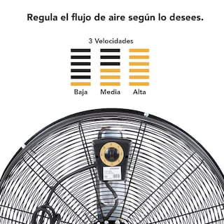 Foto 5 | Foto 5 | Ventilador de Piso Kingsman Industrial 24\" Aluminio Negro