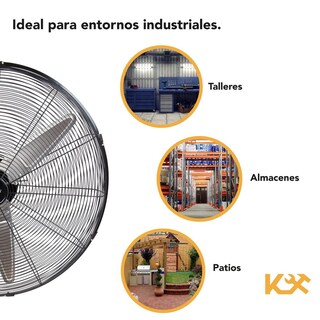 Foto 3 | Foto 3 | Ventilador de Pie Kingsman Industrial 30\" color Negro
