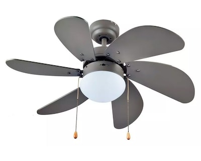 Foto 1 | Foto 1 | Ventilador Para Techo Igoto V3001 Gris De 3 Velocidades