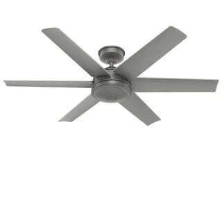 Foto 1 | Foto 1 | Ventilador De Techo Hunter 51202 Jetty - Matte Silver 52''
