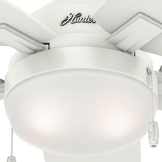 Foto 4 | Foto 4 | Ventilador de Techo Hunter 59215 color Blanco con Luz Led 46 Pulgadas