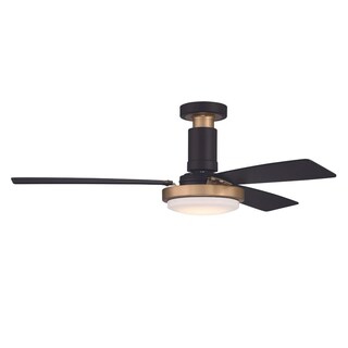 Foto 2 | Foto 2 | Ventilador de Techo Craftmade MNG52FBSB3 color Negro 52''