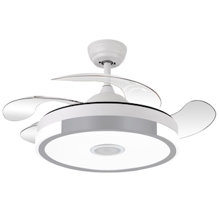 Foto 1 | Foto 1 | Ventilador de Techo Remolino Gris Bluetooth