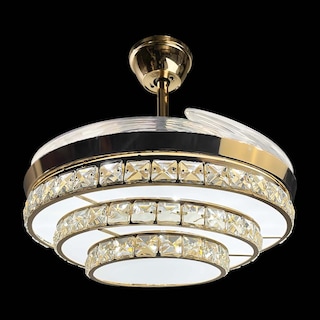Foto 4 | Foto 4 | Ventilador de Techo Mil Luces VEN-HARLOW DORADO-72W