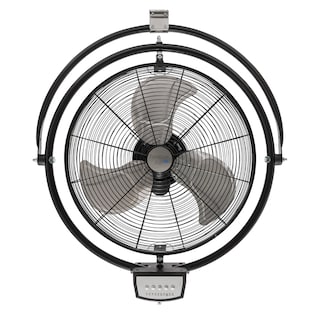 Foto 1 | Foto 1 | Ventilador de Pared y Techo Narvik NA-CW20 Negro 20'' Giratorio con Control Remoto