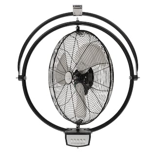 Foto 2 | Foto 2 | Ventilador de Pared y Techo Narvik NA-CW20 Negro 20'' Giratorio con Control Remoto