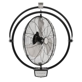 Foto 3 | Foto 3 | Ventilador de Pared y Techo Narvik NA-CW20 Negro 20'' Giratorio con Control Remoto