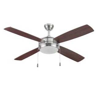 Foto 1 | Foto 1 | Ventilador de Techo Coolfan Ciclón Led 52'' Níquel Cepillado