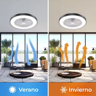 Foto 3 | Foto 3 | Ventiladores de Techo con Luz 20'' 36w con 3 Tonos de Luz