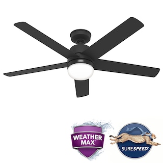 Foto 1 | Foto 1 | Ventilador De Techo Apto Para Interior Y Exterior Con Luz Led De 52 Pulgadas En Negro Mate