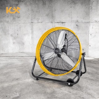 Foto 5 | Foto 5 | Ventilador De Piso Industrial 24 Pulgadas Aluminio Amarillo