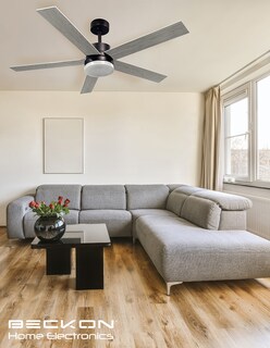 Foto 6 | Foto 6 | Ventilador de Techo Moderno 1.2m 6 Velocidades 5 Aspas