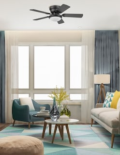 Foto 5 | Foto 5 | Coolfan Ventilador De Techo Luz Led 42 Pulgadas Con 5 Aspas Reversibles